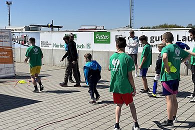 Infostand Integration durch Sport