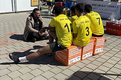 Infostand Integration durch Sport
