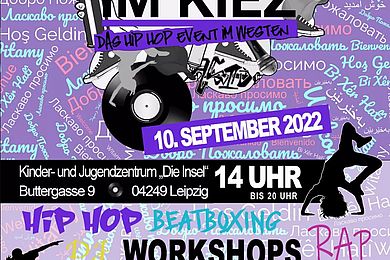 Plakat zur Veranstaltung Beatz im Kiez