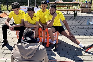 Infostand Integration durch Sport